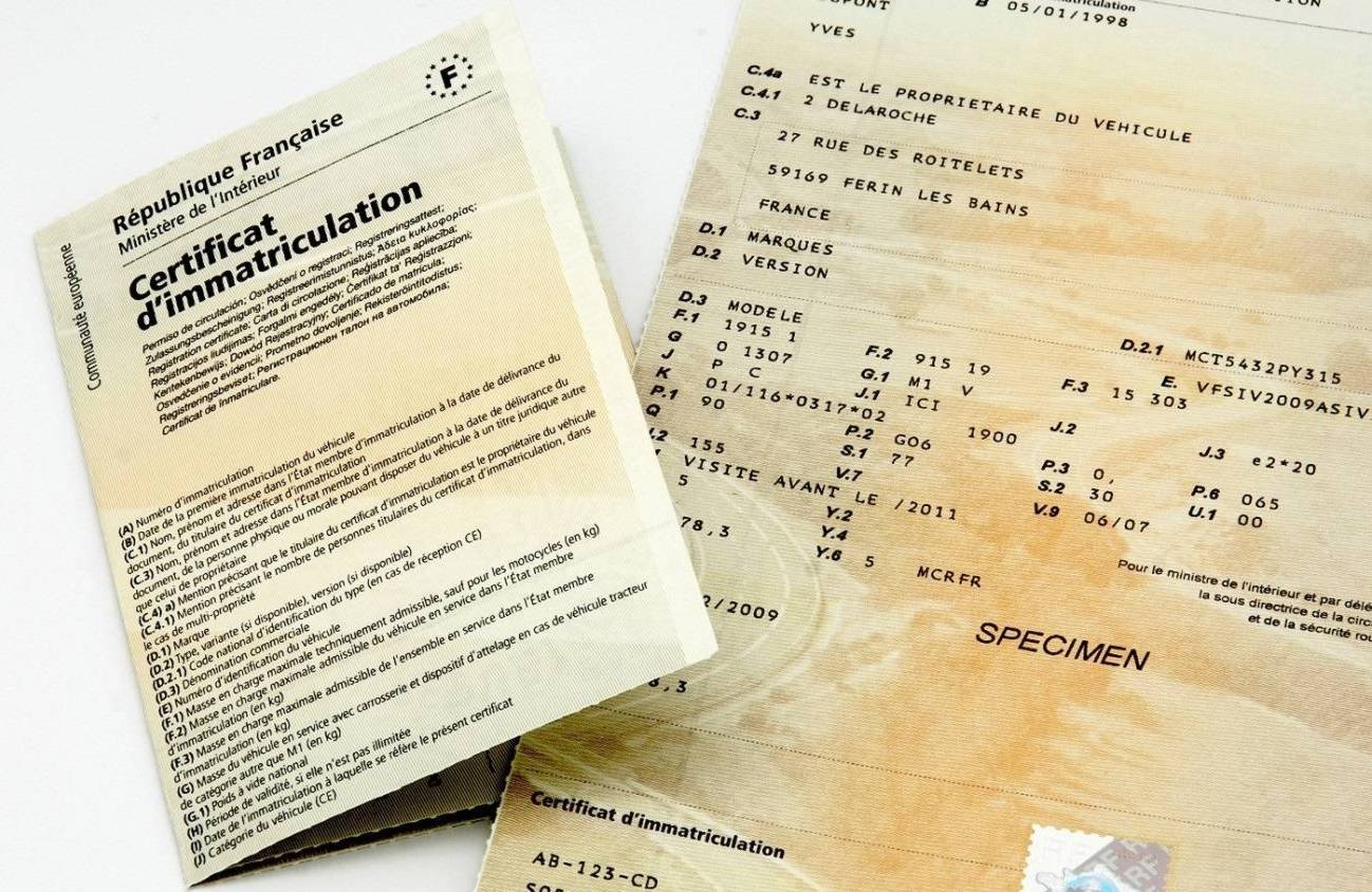 papiers necessaires acheter une voiture